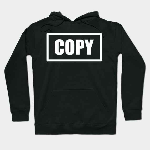 Copy Paste T-Shirt Hoodie by Bohnenkern